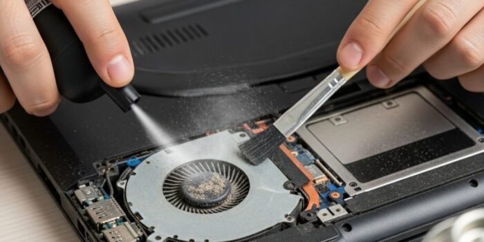 Photo by blogpress.id - Panduan Membersihkan Kipas Laptop dengan Kuas Kering secara Aman