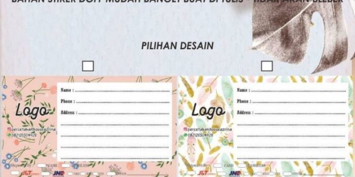 Photo by shopee.co.id - Panduan Membuat Desain Stiker Pengiriman Olshop via Ponsel