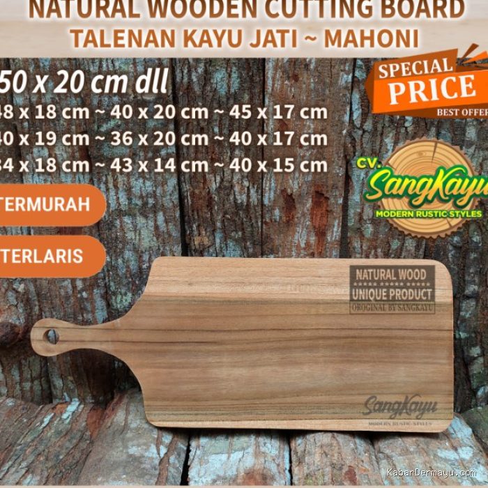 Photo by shopee.co.id - Panduan Memilih Talenan Kayu Mahoni Berkualitas Anti Retak