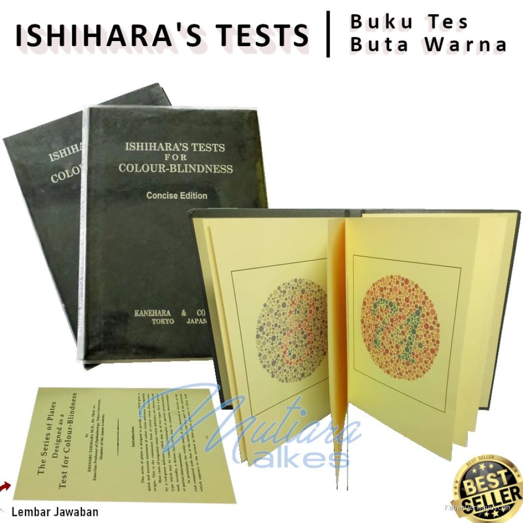 Trik Lolos Tes Buta Warna Ishihara 38 Plat Buku Tanpa Bikin Pusing