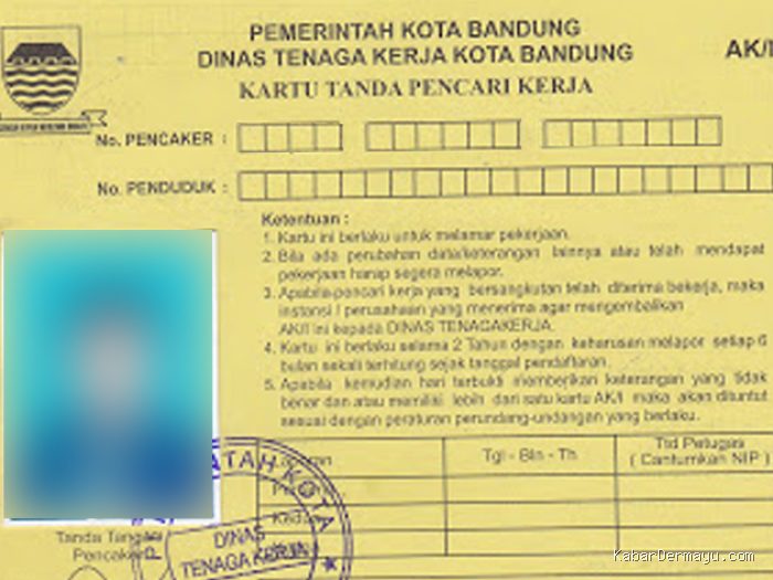 Photo by contohkumpulansurat.blogspot.com - Cara Mengurus Kartu Kuning AK1 Dinas Tenaga Kerja Secara Online dari Rumah