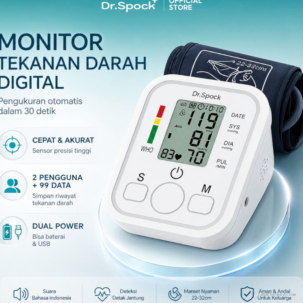 Photo by shopee.co.id - Penyebab Tensi Darah Naik Akibat Gugup Sindrom Jas Putih Depan Dokter